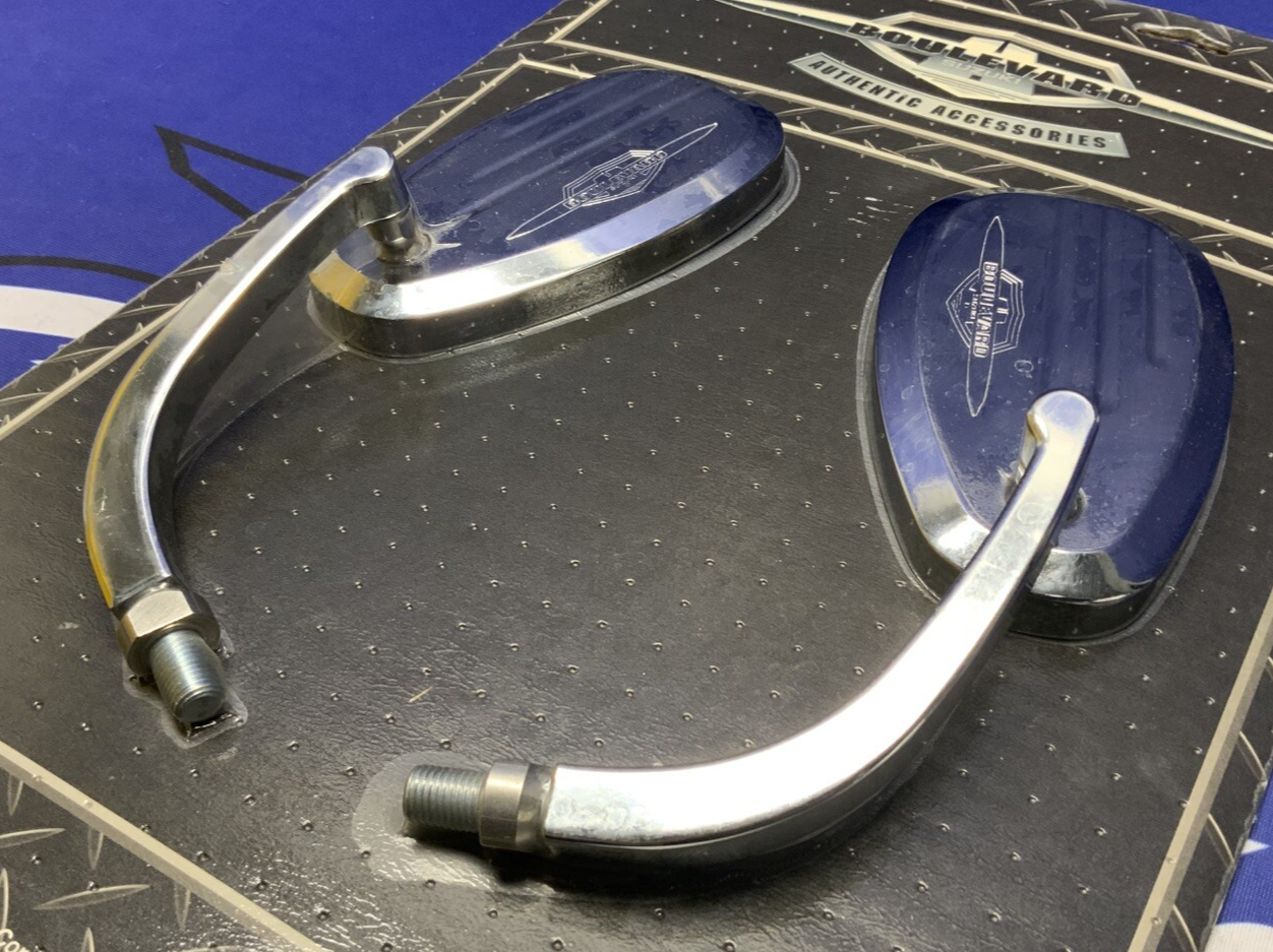 Suzuki Rear View Mirrors (Chrome) Boulevard 2005-2009 OEM 990A0-75038