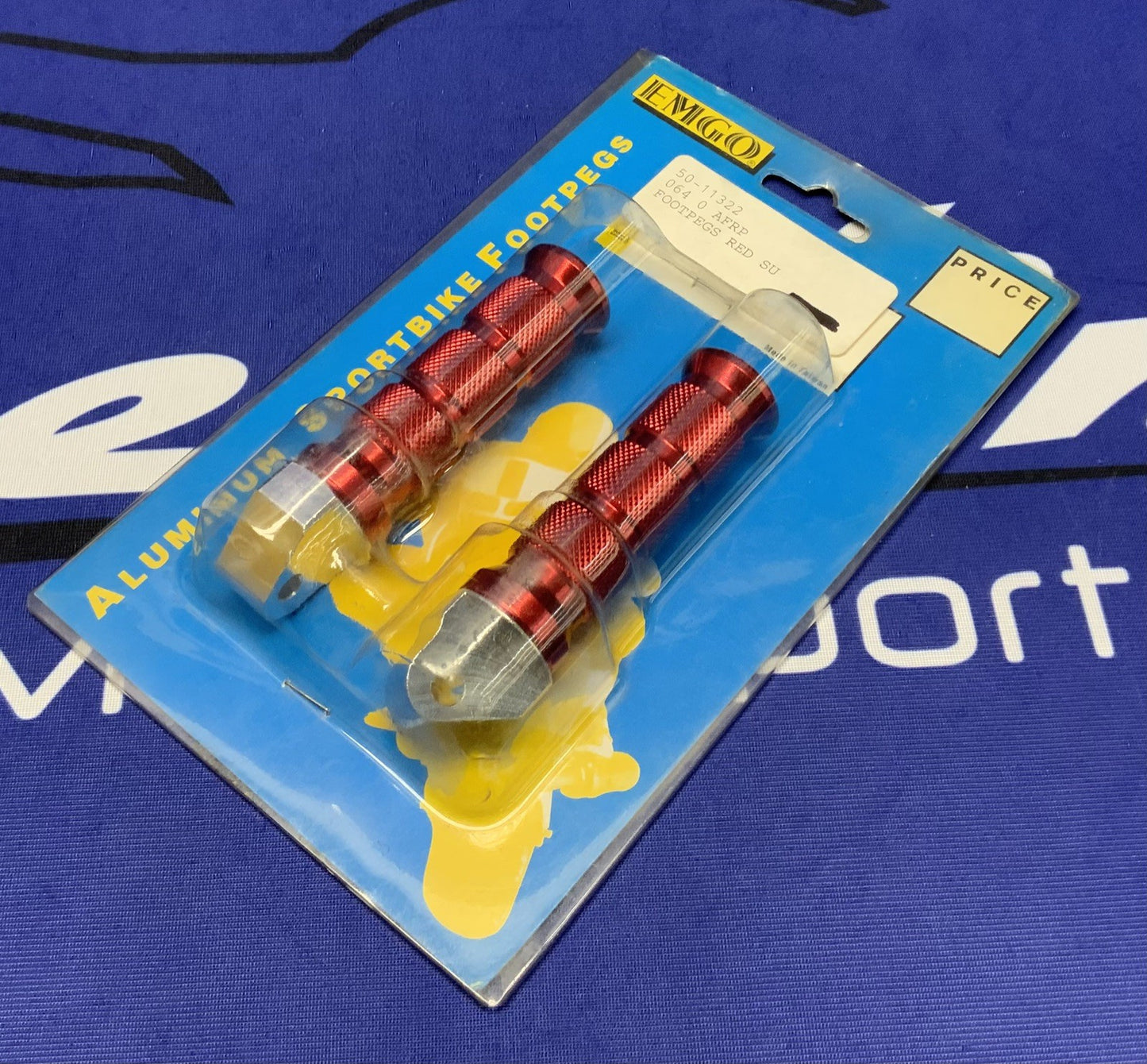 EMGO Rear Foot Pegs (Red) GSXR600/750 1996-1999 50-11322