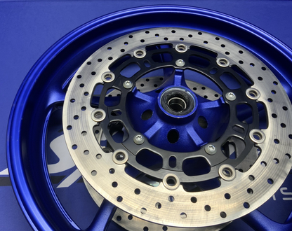 Yamaha Front Wheel Assembly (Blue) YZF-R6 2008-2016 OEM 5SL-25168-00-P3