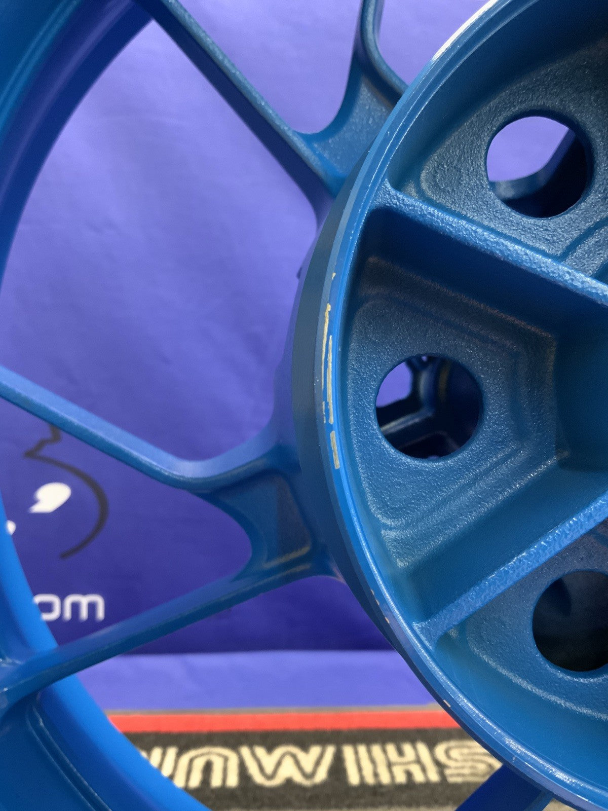 Suzuki Rear Wheel (Blue) GSX-8R 2024-2026 OEM 64111-25L00-QZB