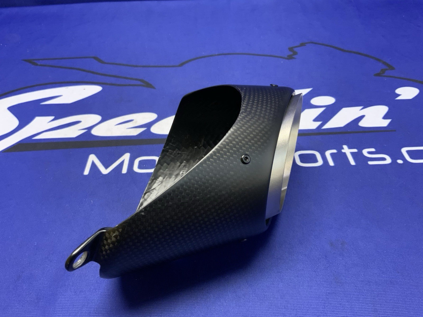 Ducati Exhaust Carbon End Tip Panigale V2/Bayliss 2020-2024 OEM 46017131BA-3