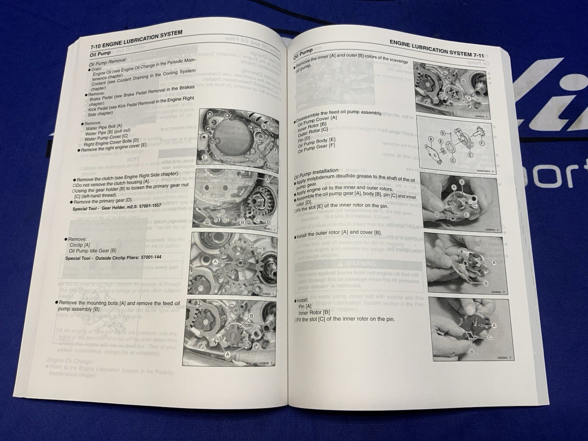 Kawasaki KX250F Service Manual 2006-2008 OEM 99924-1354-04