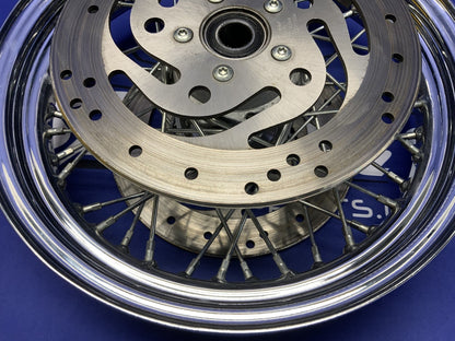 Harley Davidson 16" Front Wheel W/ Rotors Electra Glide 2000-2004 OEM 40960-08