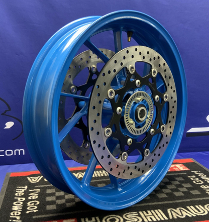 Suzuki Front Wheel W/ Rotors (Blue) GSX-8R 2024-2026 OEM 54111-25L00-QZB-1