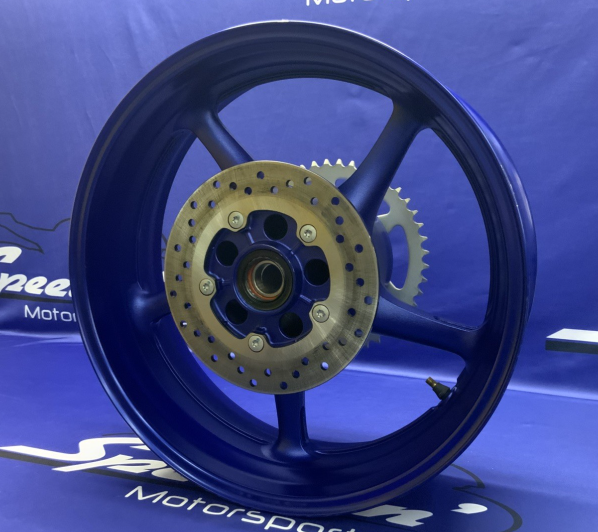 Yamaha Rear Wheel Assembly (Blue) YZF-R6 2008-2016 OEM 5SL-25338-00-P3