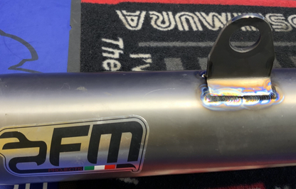 FM Projects Custom Rear Slip On Dual Exhaust System Aprilia RSV4RR 2015-2016 