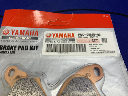 Yamaha Front Brake Pad Kit YZF-R3 2015-2025 OEM 1WD-25805-00-00