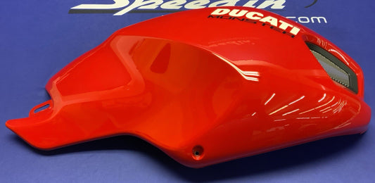 Ducati Right Tank Fairing (Red) Monster 696 2008-2013 OEM 48012591CA