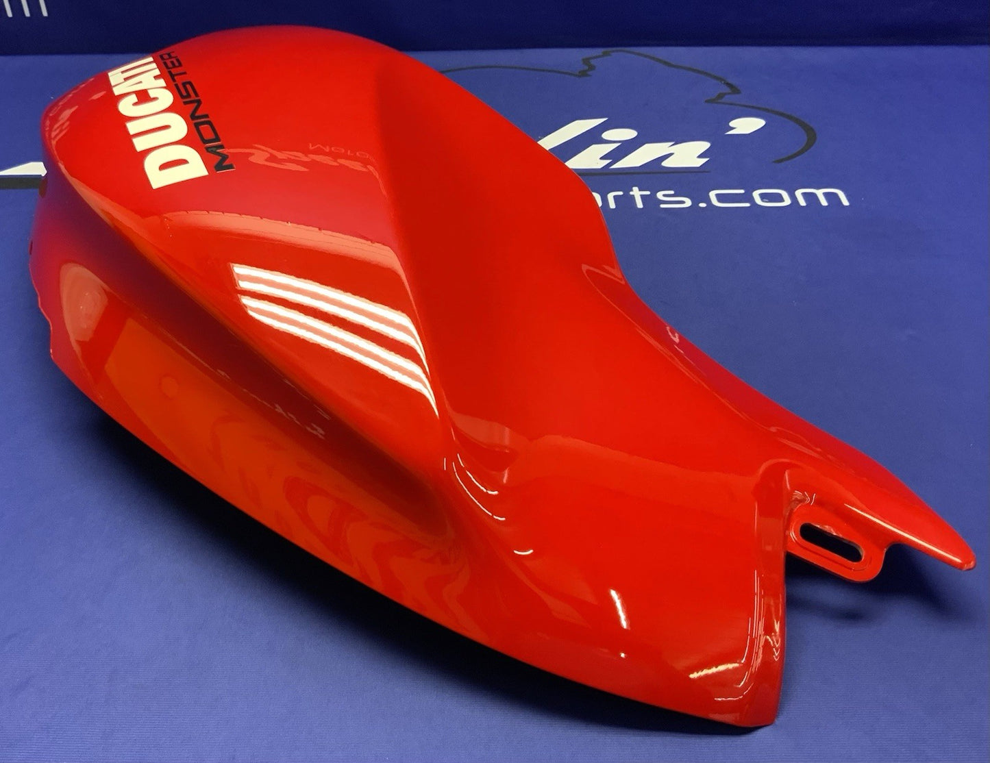 Ducati Right Tank Fairing (Red) Monster 696 2008-2013 OEM 48012591CA
