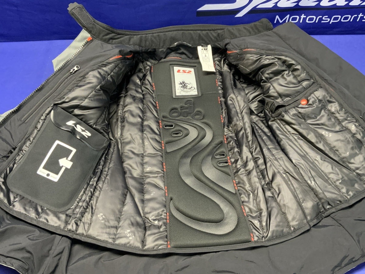 LS2 Serra Evo Women's Jacket Grey/Black Size Small LJ066-333R2