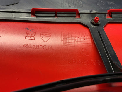 Ducati Left Tank Fairing Ducati Red Panigale V2 2020-2025 OEM 4801B041AA