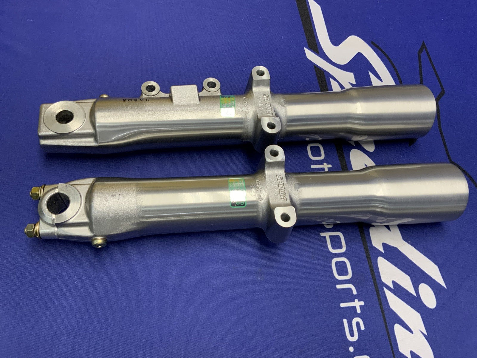 Harley Davidson Outer Fork Tube Set FLHTC Electra Glide 1999-2006 OEM 46496-00A