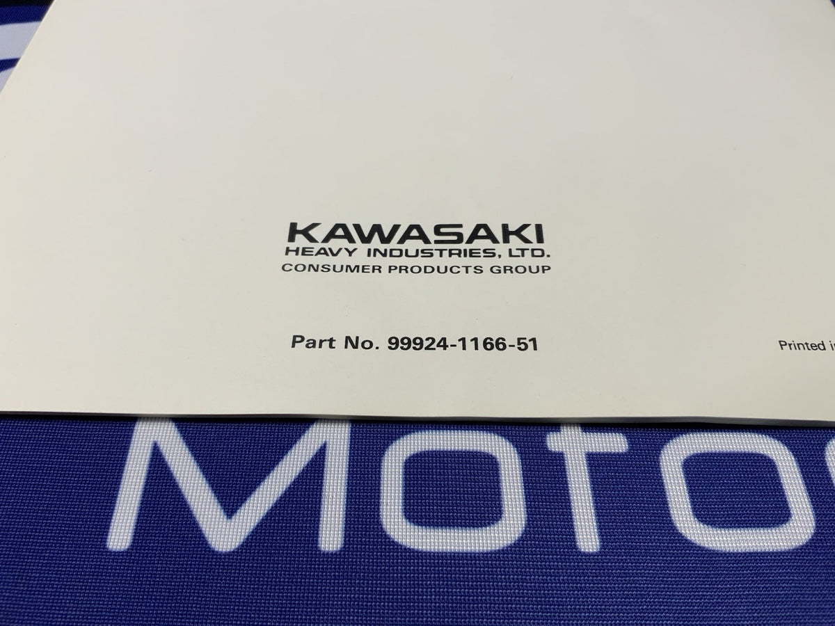 Kawasaki KDX200 Service Manual 1990-1994 OEM 99924-1166-51