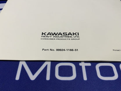 Kawasaki KDX200 Service Manual 1990-1994 OEM 99924-1166-51