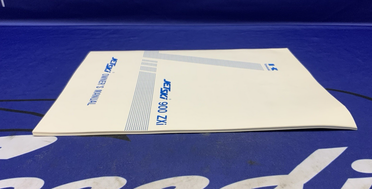 Kawasaki Jet Ski 900ZXI Owners Manual 1995 OEM 99920-1687-01