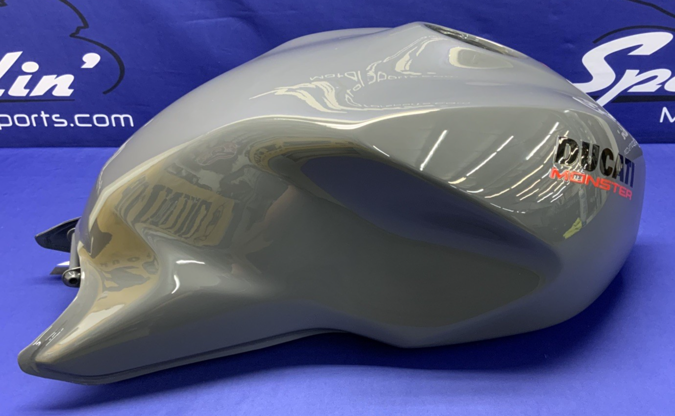 Ducati Fuel Tank (Concrete Grey) Monster 1200 S 2017-2018 OEM 58612501