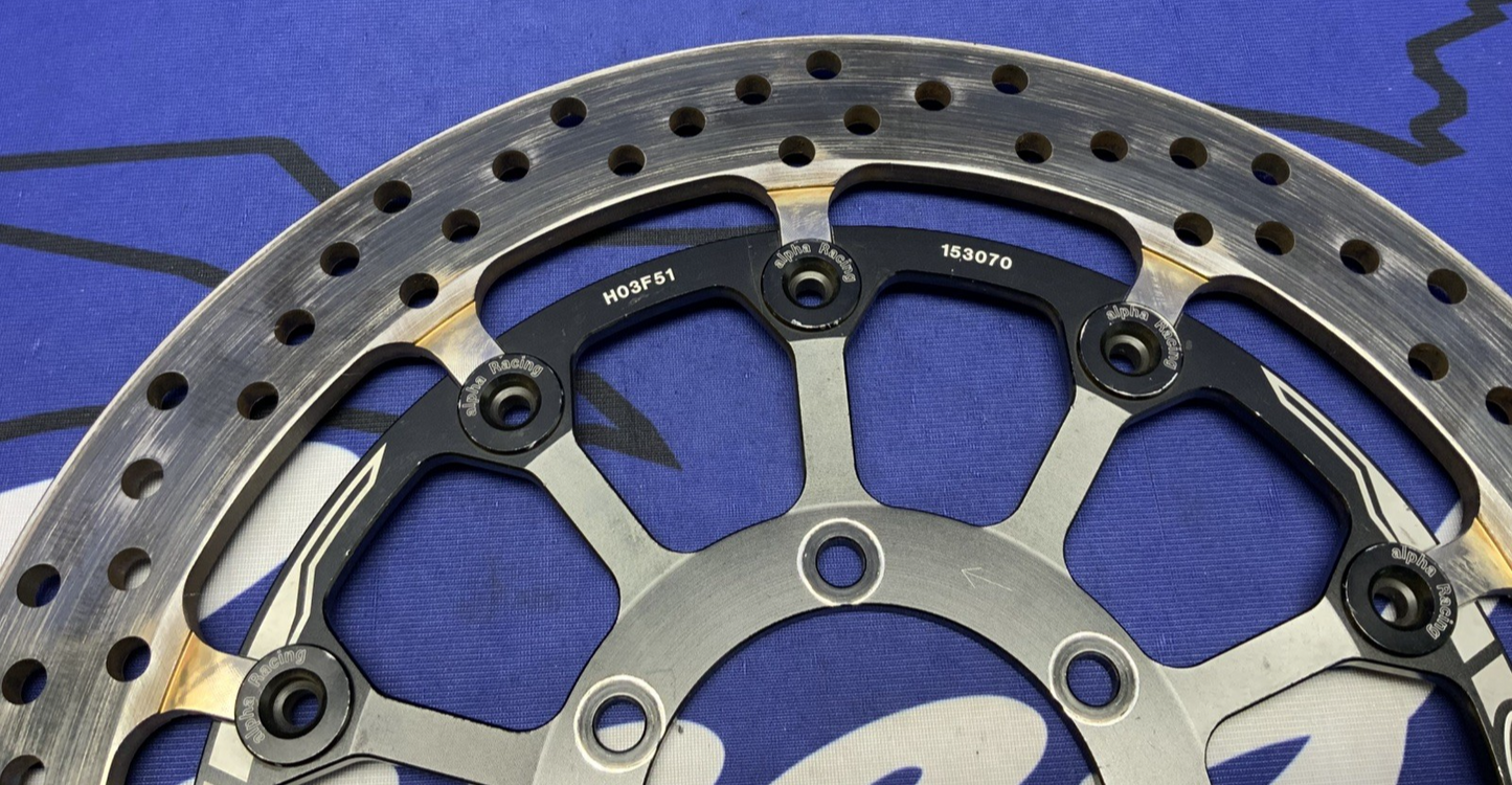 Alpha Racing Left Front Brake Rotor 320X6MM S1000RR 2019-2026 3411B202B01