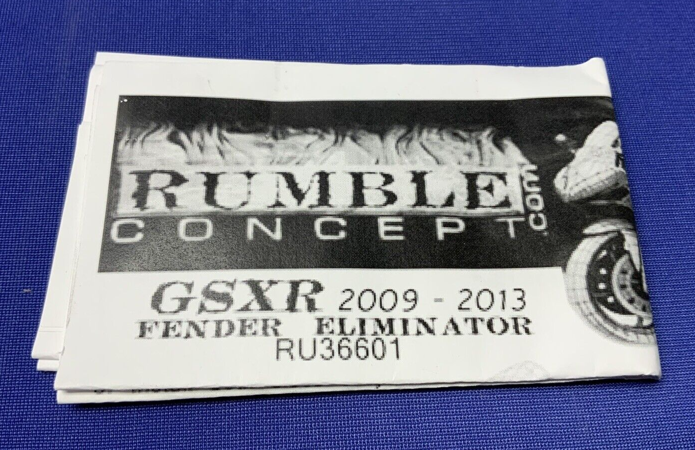 Rumble Concept Fender Eliminator GSXR 1000 2009-2013 RU3661