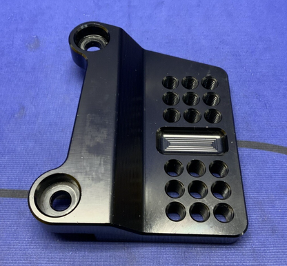 Graves Motorsports Left Hand Rear Set Bracket ZX-6R 2019-2023 LAK-19ZX6R-KA