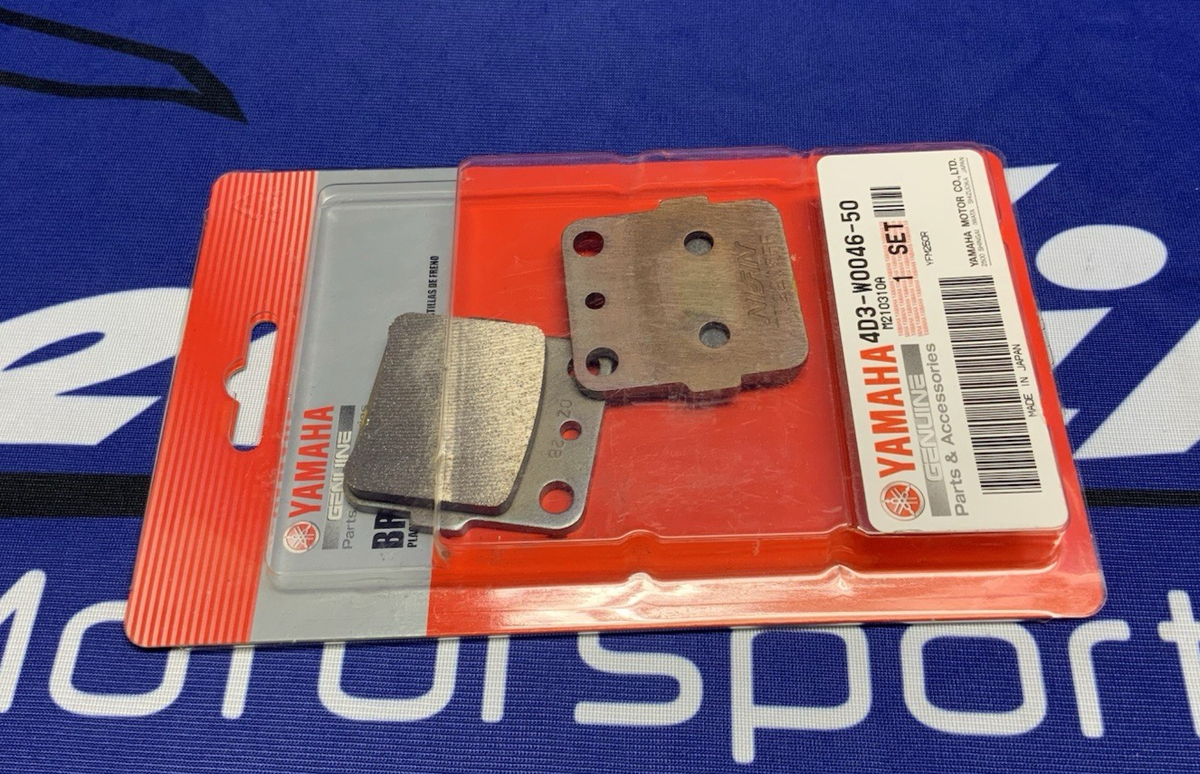 Yamaha Brake Pad Kit 2 Raptor 250 2008-2013 OEM 4D3-W0046-50-00