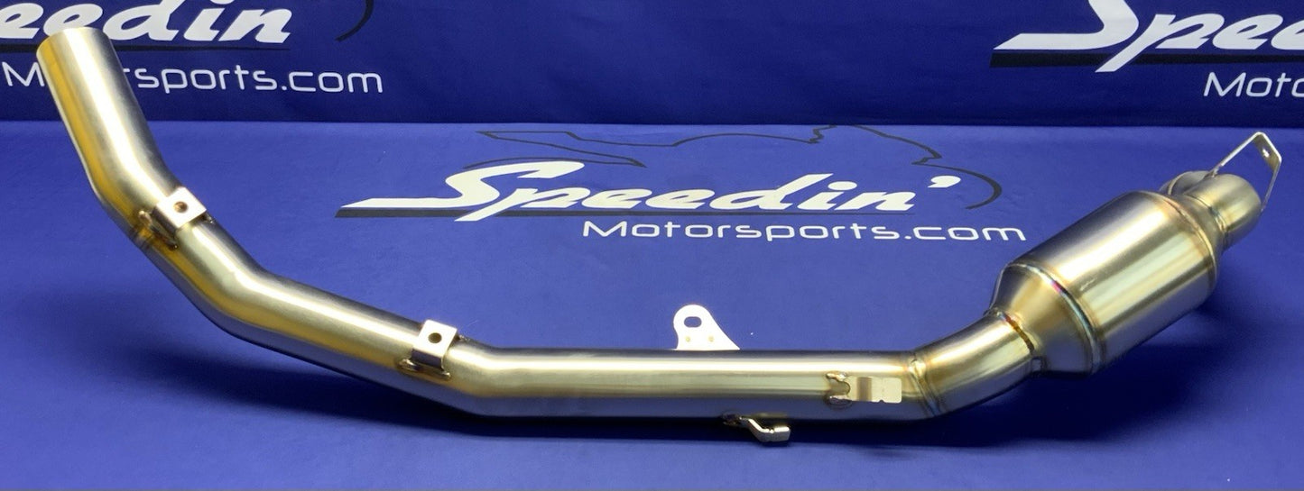 Arrow Stainless Steel Full Exhaust Aprilia Tuareg 660 2022-2025 GI72186PD