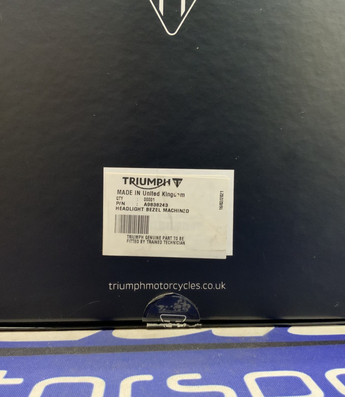 Triumph Headlight Bezel (Black) Bonneville 2017-2019 OEM A9838243