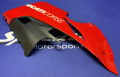 Ducati Left Lower Fairing (Anniversary Red) Panigale V4 19-20 OEM 48019275BT-1