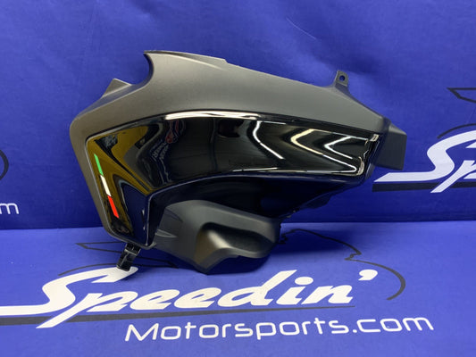 Ducati Right Tank Fairing (Thrilling Black) Panigale V2 20-25 OEM 4801B012AD-1