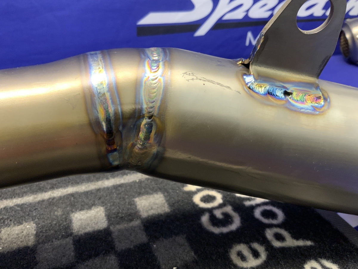 FM Projects Custom Rear Slip On Dual Exhaust System Aprilia RSV4RR 2015-2016 