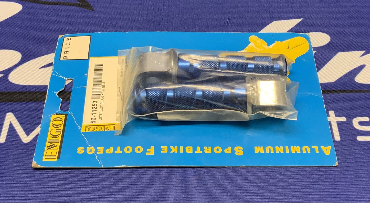 EMGO Rear Foot Pegs (Blue) ZX1100 1990-1993 50-11253