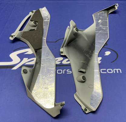 Yamaha Left & Right Lower Fairing Set (Gray) YZF-R6 2017-24 OEM BN6-28385-00-P4