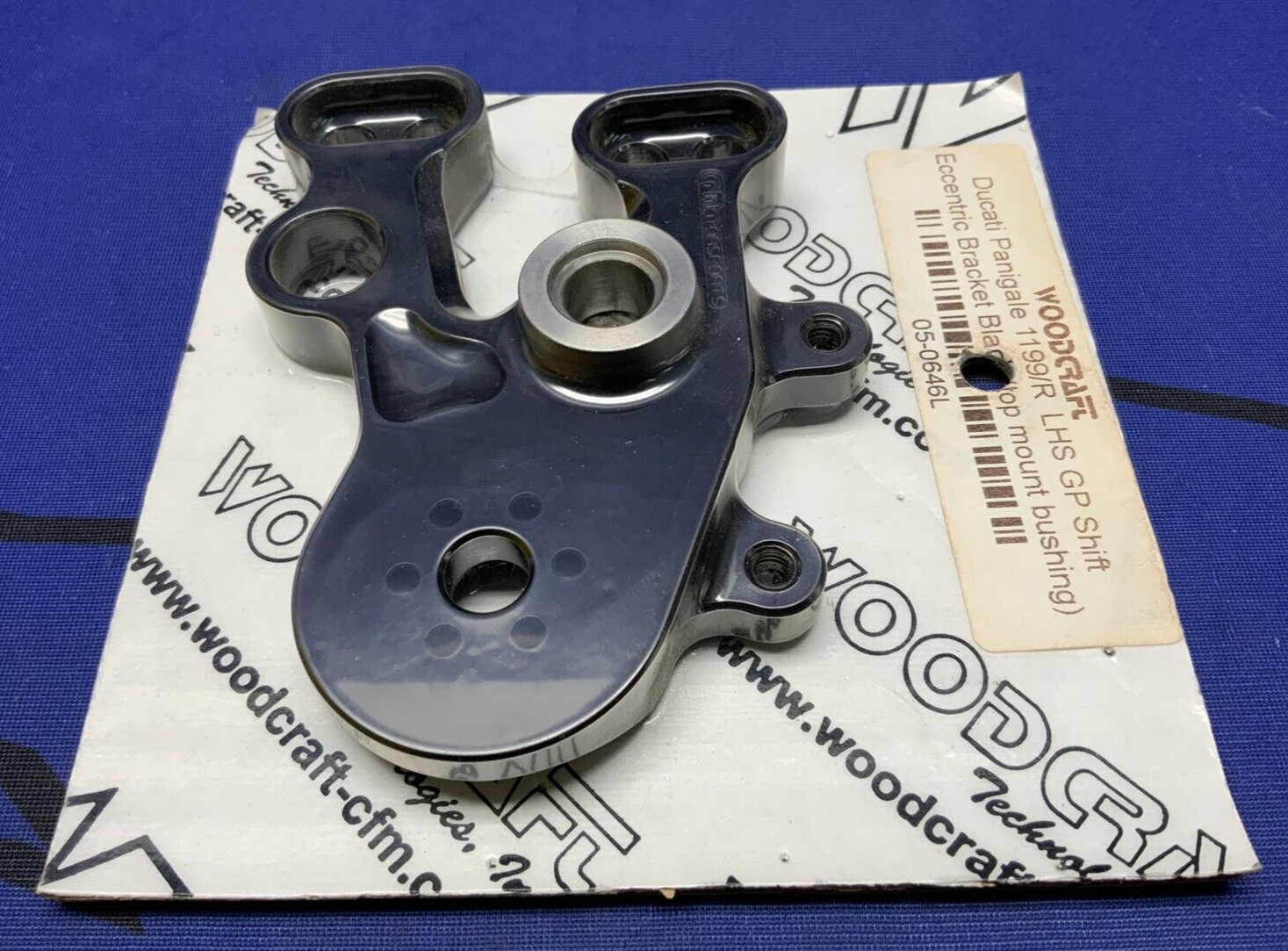 Woodcraft Left Shift Eccentric Bracket 1199 Panigale/S 2012-2014 05-0646L