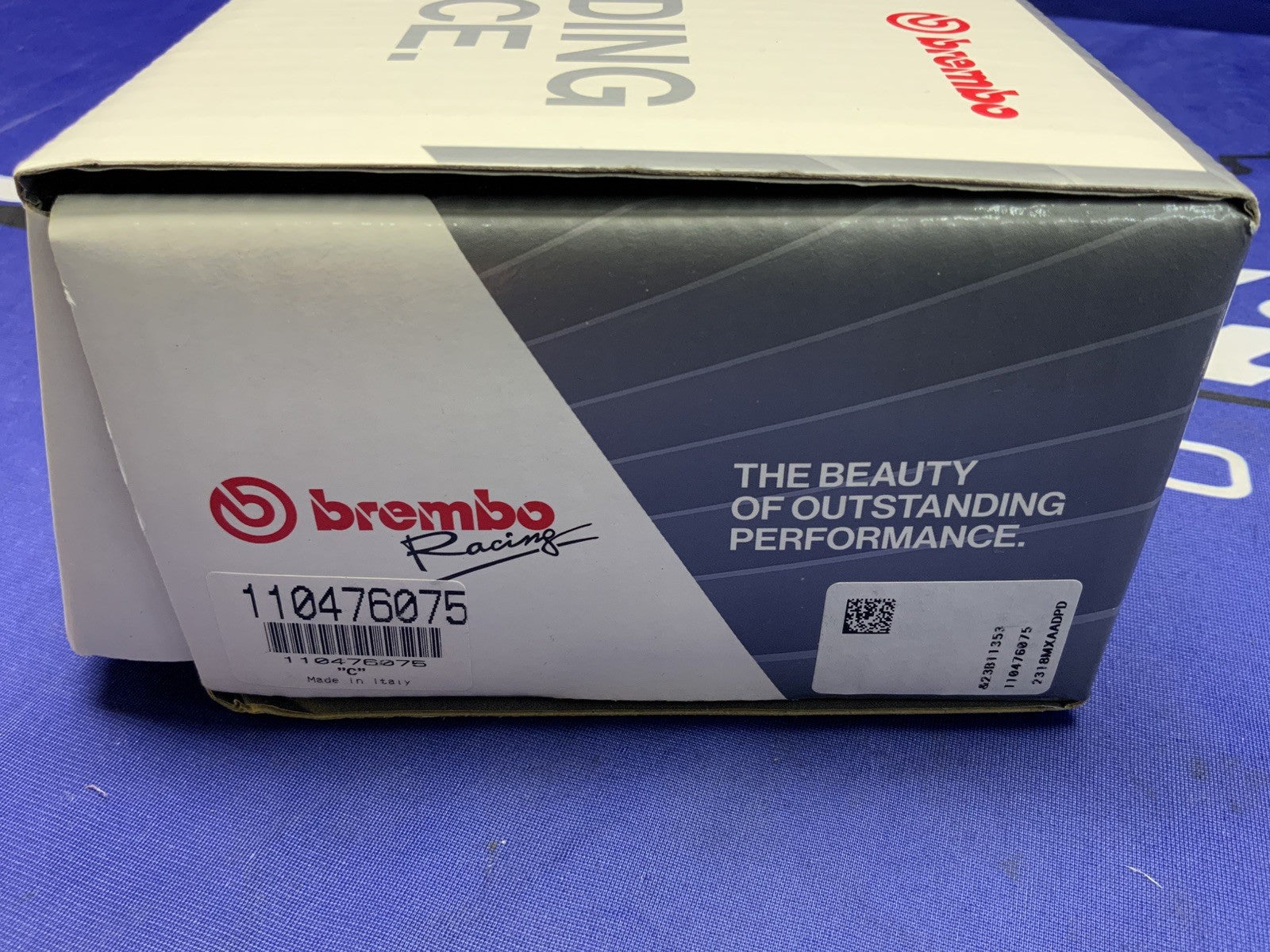 Brembo 19x18 GP MK2 Series Brake Master Cylinder w/ Folding Lever 110476075