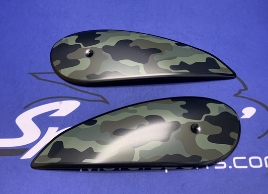 Ducati Tank Cover Set Camoflauge Scrambler 2017-2021 OEM 97380261A