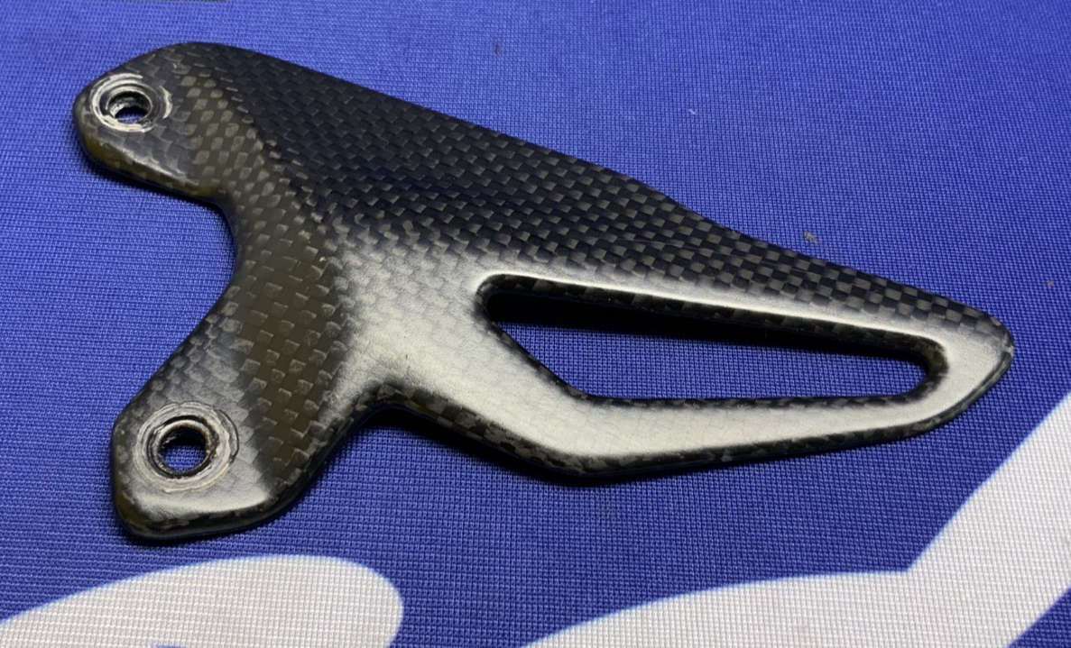Ducati Left Footpeg Plate Holder & Heel Guard Panigale V4 2022 OEM 96221061AA