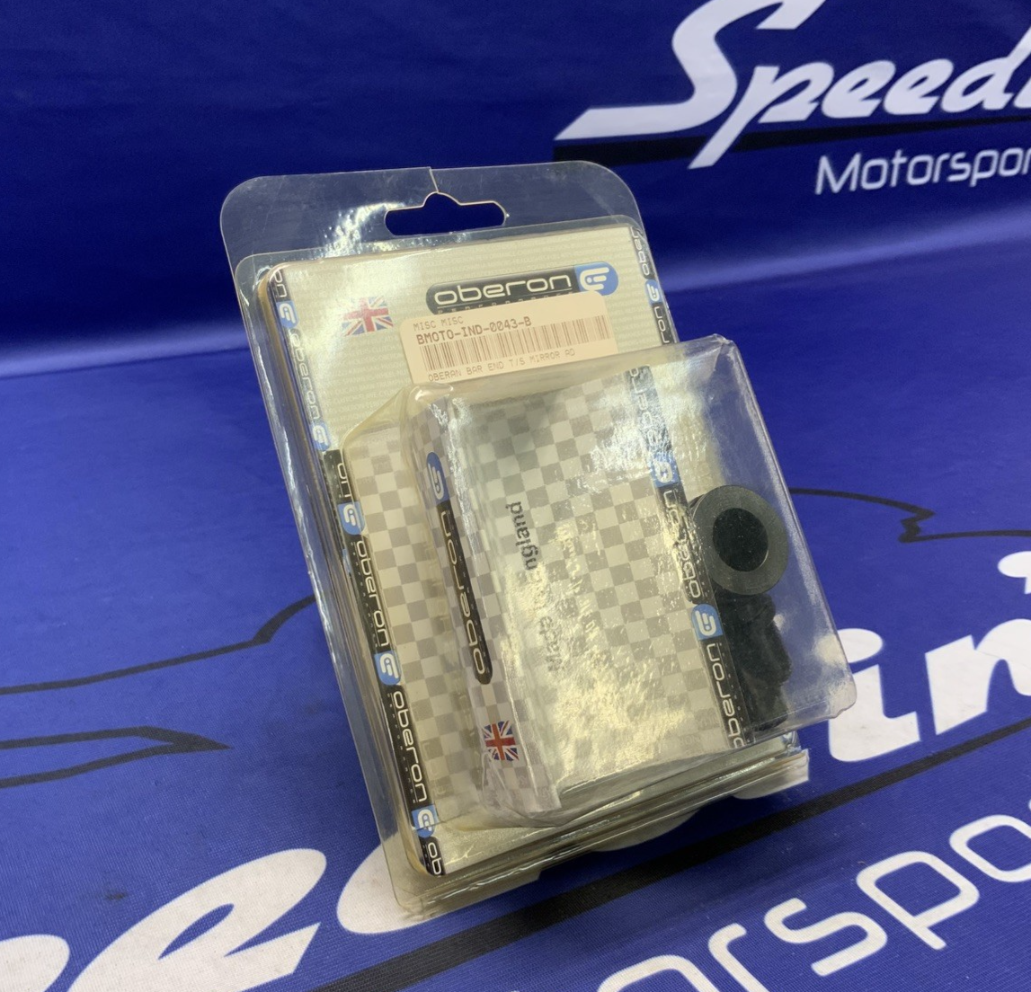 Oberon Bar End Turn Signal Mirror Adapter IND-0043-B