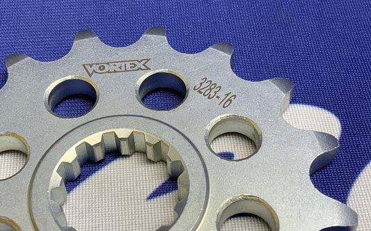 Vortex 16T 520 Pitch Front Countershaft Sprocket YZF-R6 2009-2012 3283-16