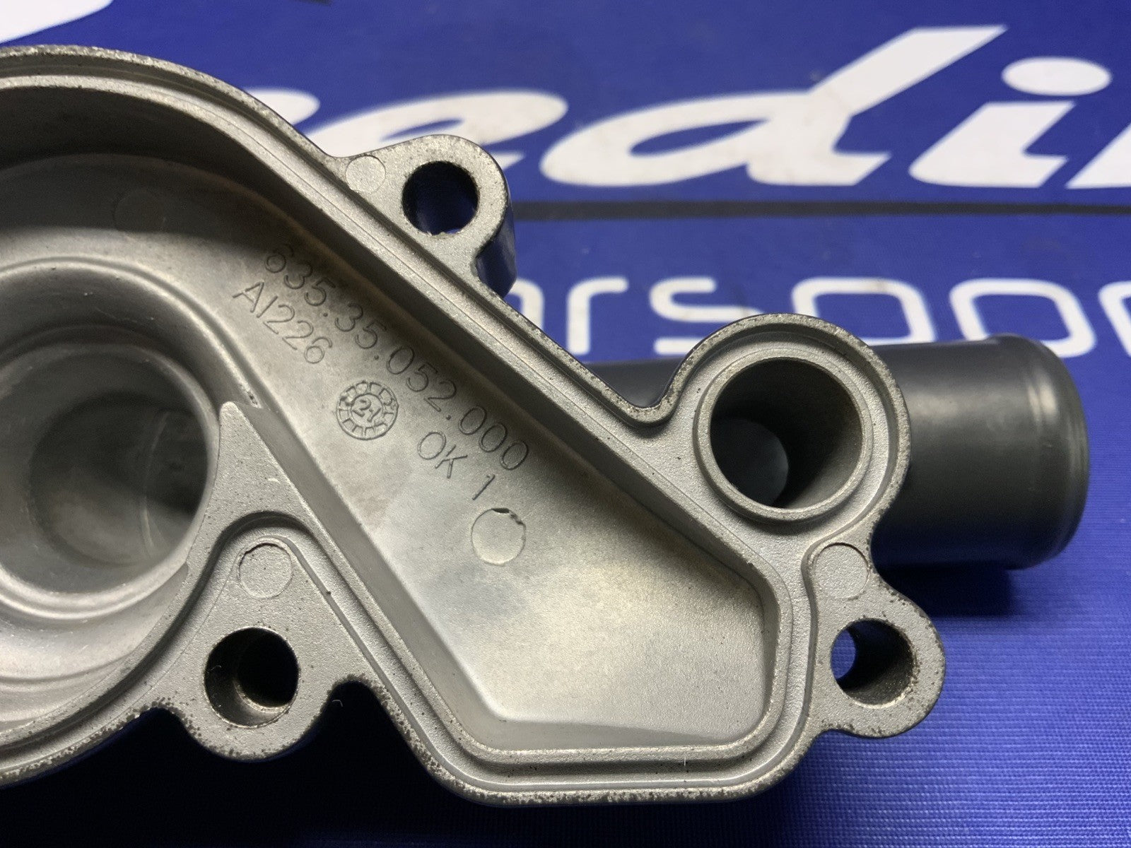 KTM Water Pump Outlet Cover 790 Duke 18-21, 890 Duke/R 20-23 OEM 6353505200041