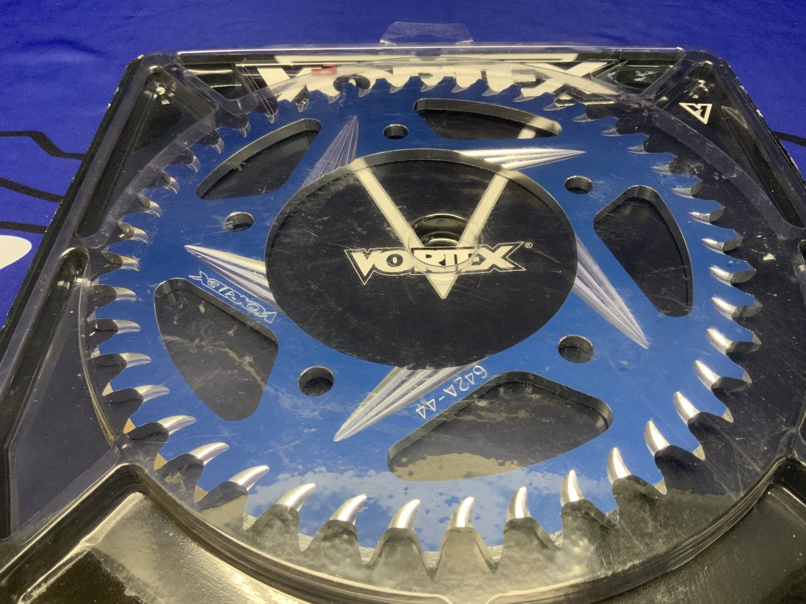 Vortex Racing Rear Sprocket (Blue) 44T YZF-R1 2015-2026 642A-44