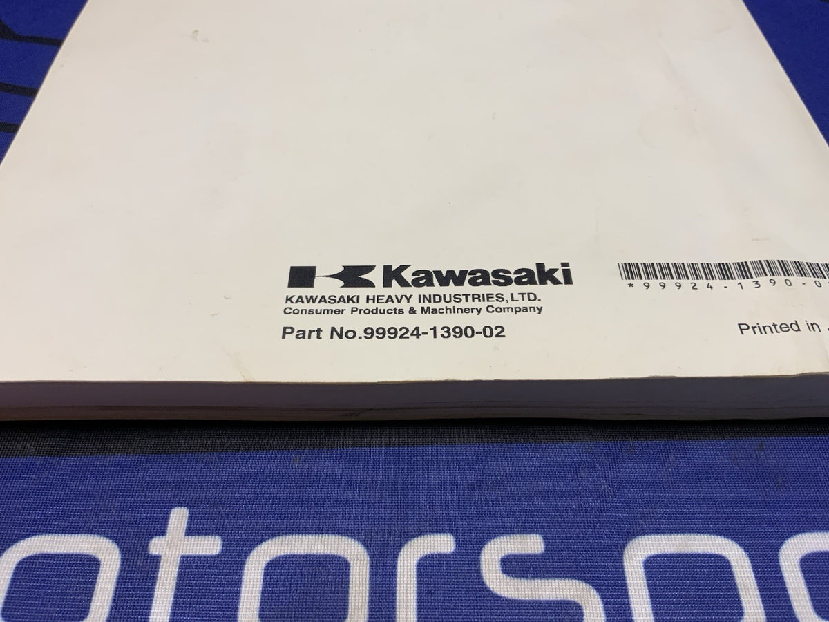 Kawasaki KLX140/L Service Manual 2008-2009 OEM 99924-1390-02