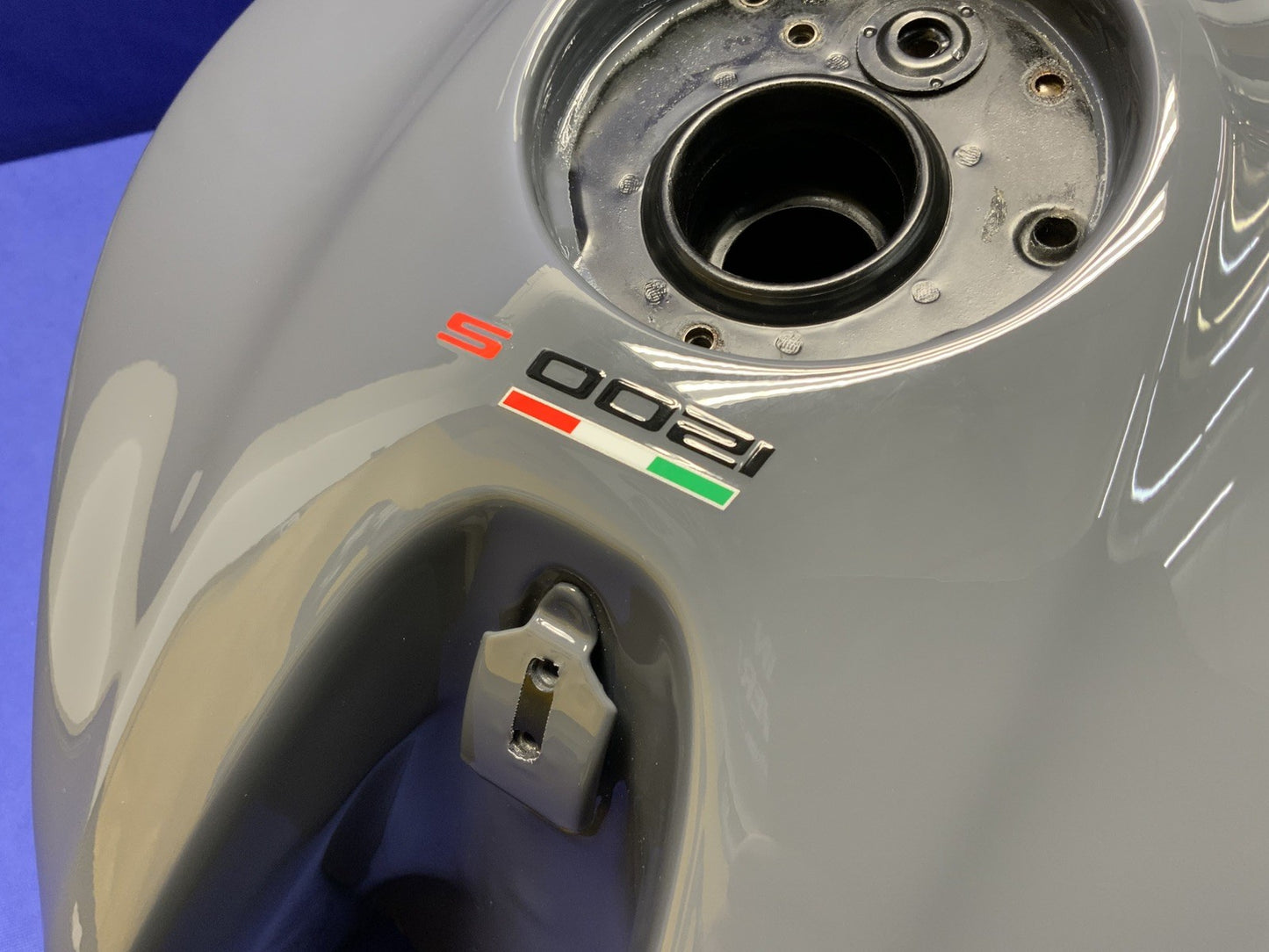 Ducati Fuel Tank (Concrete Grey) Monster 1200 S 2017-2018 OEM 58612501