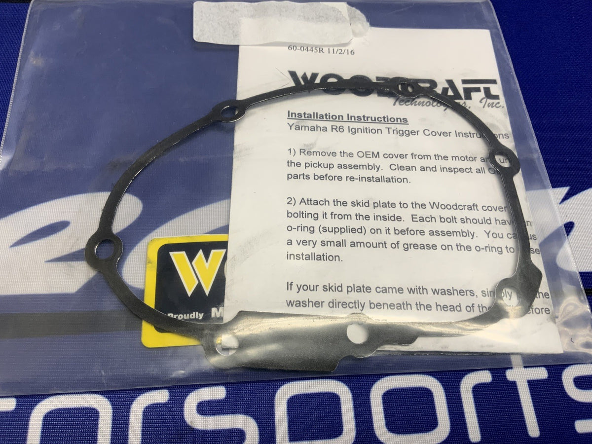 Woodcraft RH Oil Pump Cover Gasket Yamaha R6 06-20 61-0449R