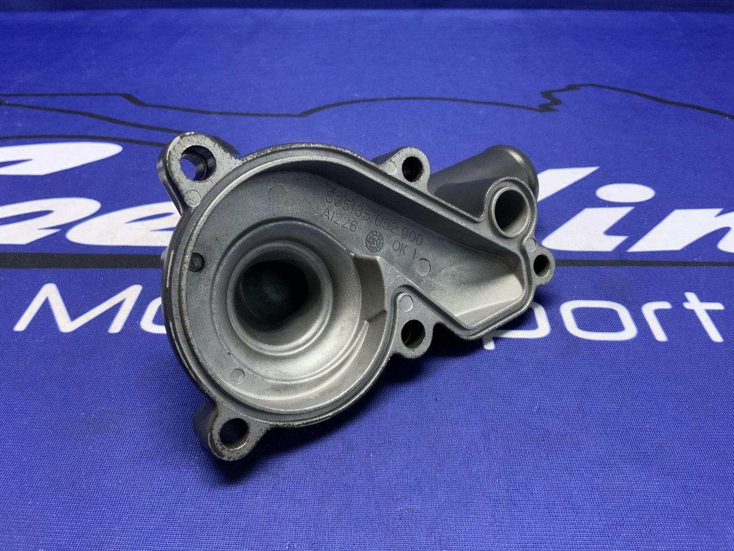 KTM Water Pump Outlet Cover 790 Duke 18-21, 890 Duke/R 20-23 OEM 6353505200041