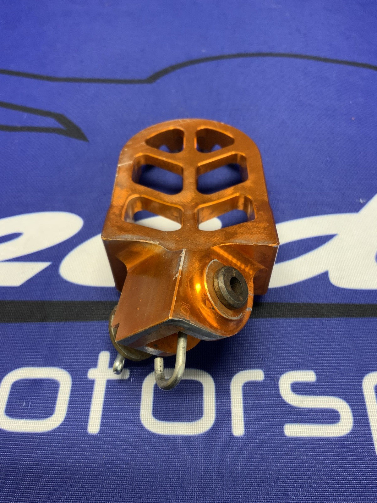 KTM Footrest Pegs Orange 125/250/450 2007-2012 OEM 5030314013390