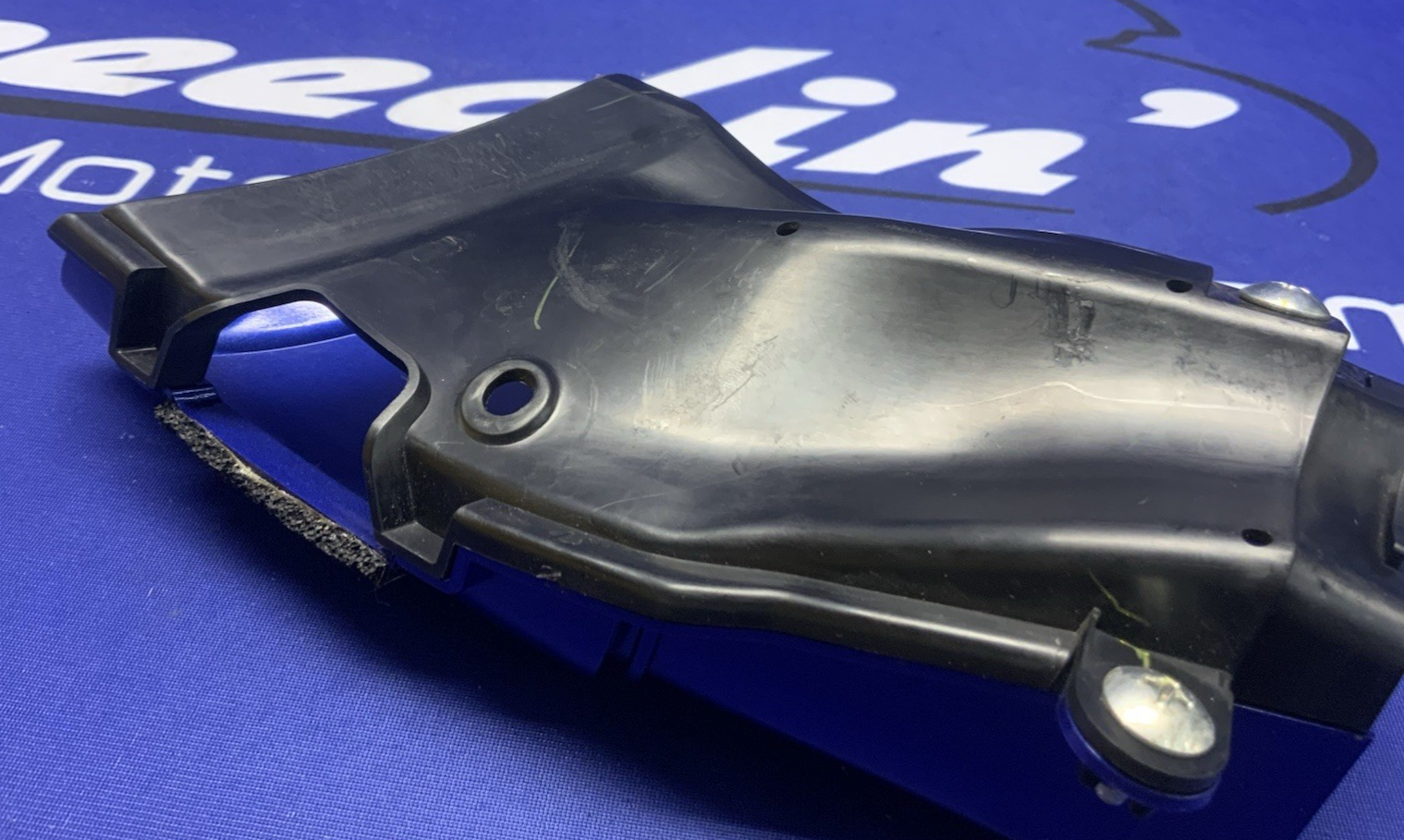 Yamaha Left Duct 1 Upper & Lower(Blue Metallic) R1 2012-2014 OEM 14B-2838N-00-P6