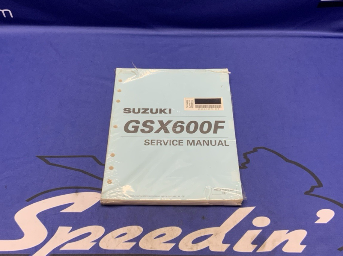 Suzuki GSX600F Katana Service Manual 1998-2003 OEM 99500-35073-03E