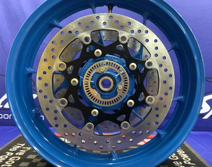 Suzuki Front Wheel W/ Rotors (Blue) GSX-8R 2024-2026 OEM 54111-25L00-QZB-2