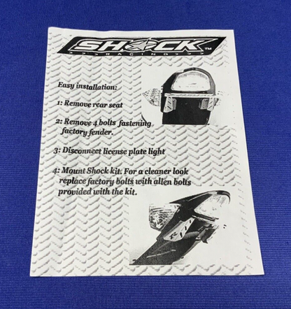 Shock Racing Fender Eliminator Kit GSXR 1000 2005 UTK-200