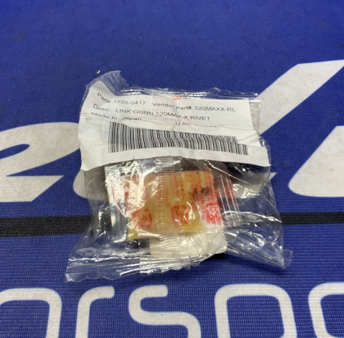 RK Takasago Chain 520 MAX-X Series Rivet Connecting Link Natural 520MAXX-RL-N