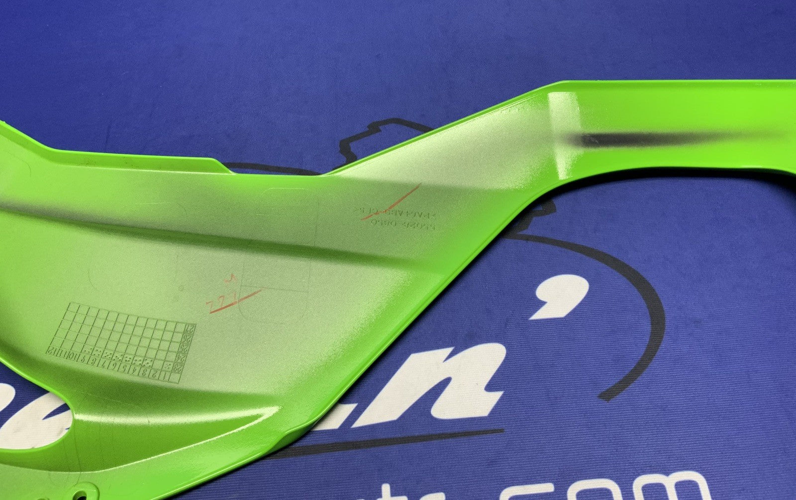 Kawasaki Left Lower Fairing (Green) ZX-6R 2019-2026 OEM 55028-0850-777